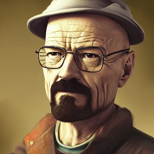 Image similar to walter white and a raccoon, intricate, highly detailed, digital painting, artstation, concept art, smooth, sharp focus, illustration, unreal engine 5, 8 k, art by artgerm and greg rutkowski and alphonse mucha