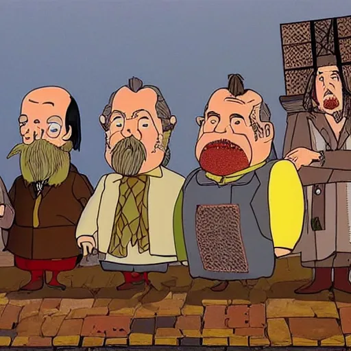 Image similar to monty python animation by terry gilliam