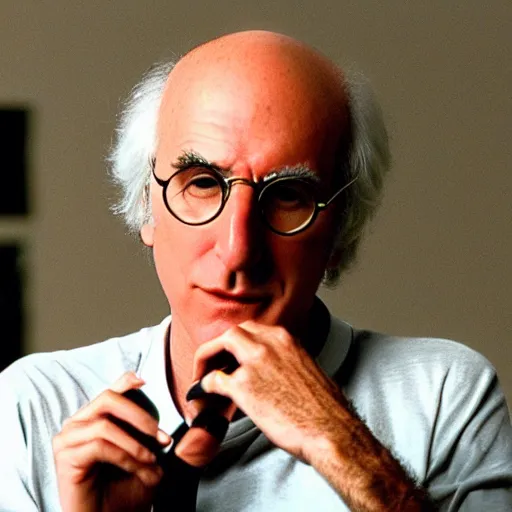 Image similar to Larry David speaking on the phone in King of the Hill