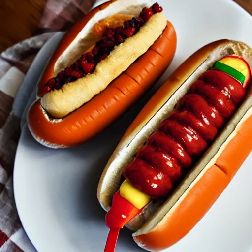 Prompt: the world's coziest hotdog