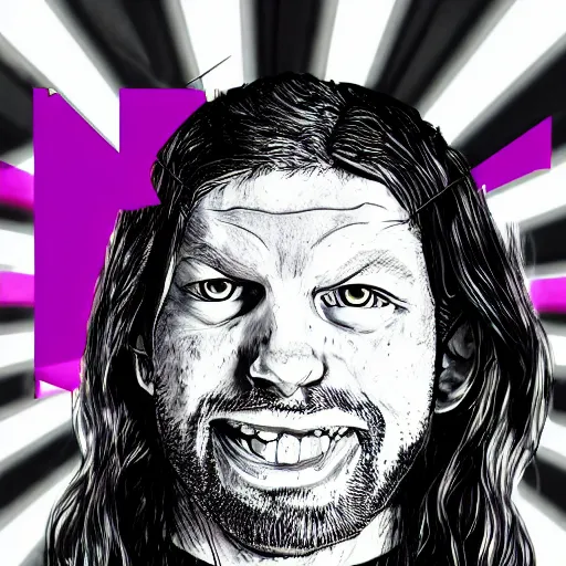 Prompt: Illustration of English IDM musician Aphex Twin as a Danganronpa character, UHD 8k,