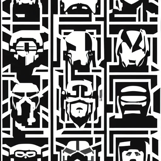 Image similar to face icon vector minimalist call of duty modern warfare tomine, adrian