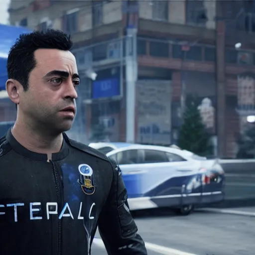 Image similar to still of xavi hernandez in detroit become human