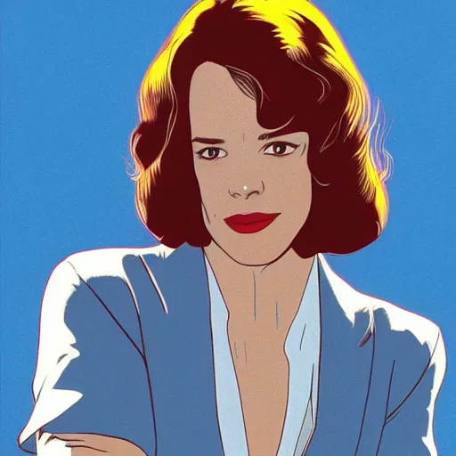 Prompt: rachel mcadams retro minimalist portrait by jean giraud, moebius starwatcher comic, 8 k