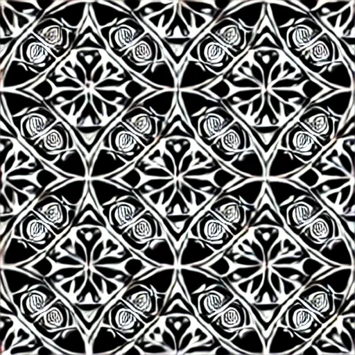 Prompt: intricate immaculate black and white stencil vector svg laser decorative pattern