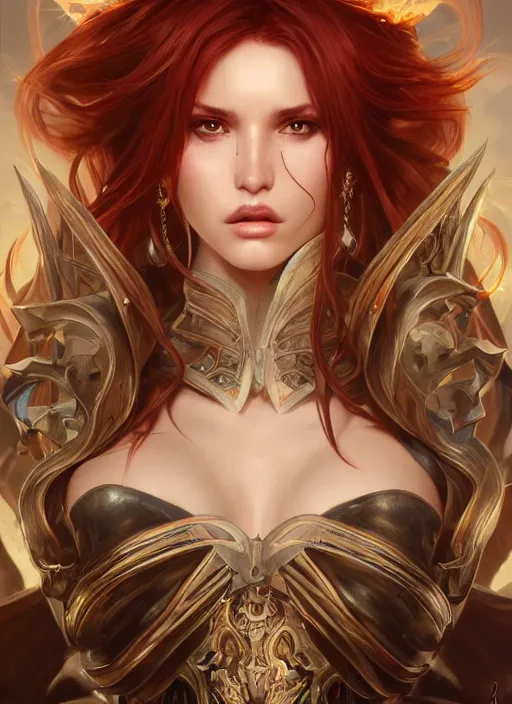 Prompt: ultra realistic illustration, bella thorne as diablo 3 angel anime, intricate, elegant, highly detailed, digital painting, artstation, concept art, smooth, sharp focus, illustration, art by artgerm and greg rutkowski and alphonse mucha and wlop