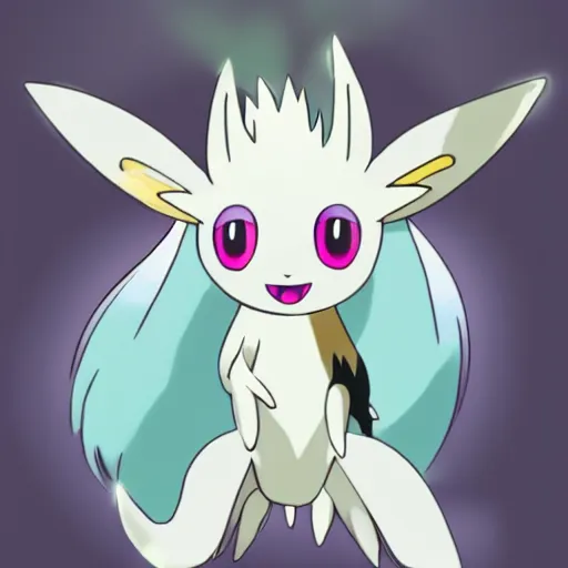 Prompt: a ghost type eeveelution, pokemon