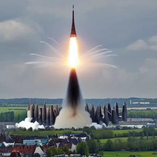 Prompt: germany testing their new superweapon