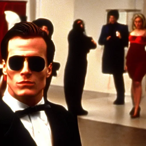 Prompt: Greek Gods in American Psycho (1999)