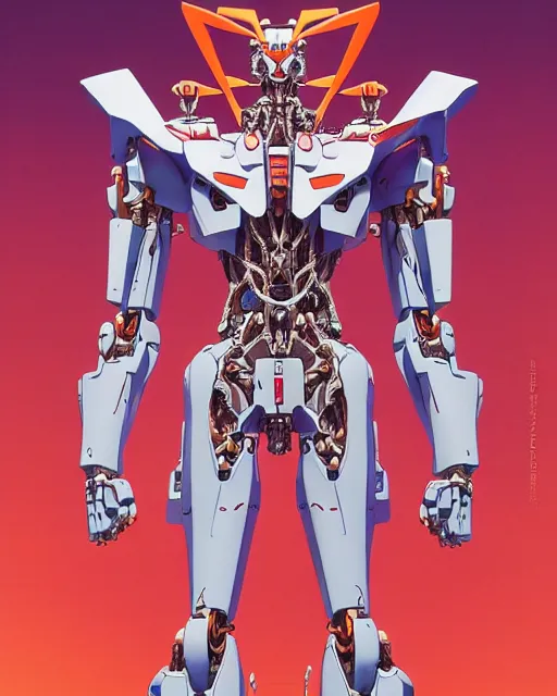 Prompt: full profile of evangelion mecha, eva unit 0 1 as vitruvian man by james jean and moebius, biomechanical, ultra wide angle, full body, no crop, golden ratio, ultra details, in the style of shusei nagaoka