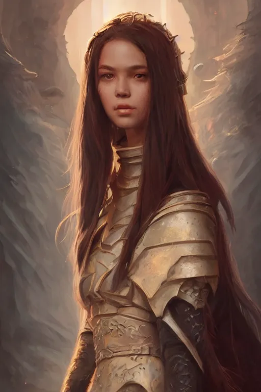 Prompt: olivia rodrigo as a fantasy character, d & d, fantasy, portrait, highly detailed, headshot, digital painting, trending on artstation, concept art, sharp focus, illustration, art by artgerm and greg rutkowski and magali villeneuve