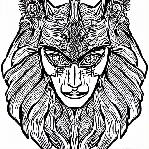 Image similar to apollo face close up coloring pages