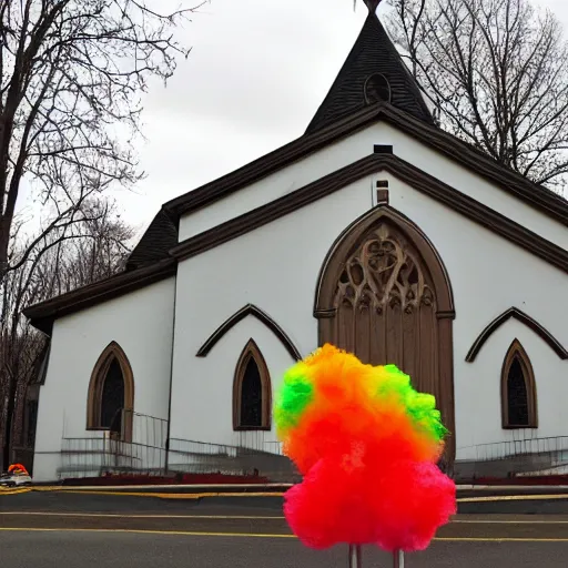 Image similar to photo of a church for clowns