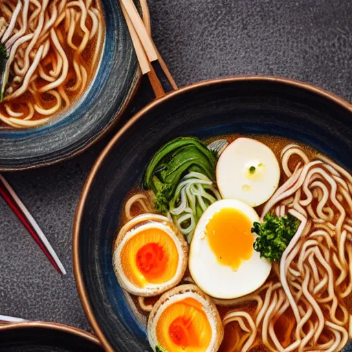 Prompt: tastey Ramen photography highly detailed