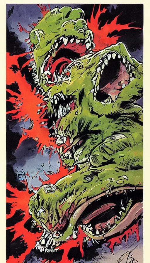 Image similar to rage, by ed roth