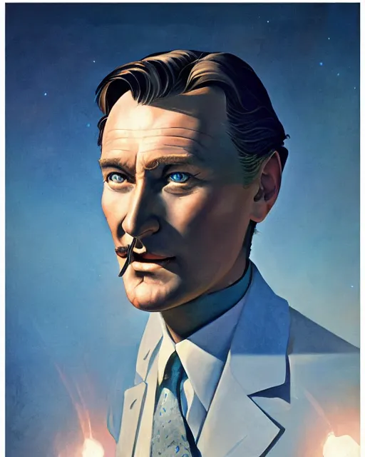 Image similar to Errol Flynn as a scientist. 1980s dystopian Soviet Russia, propaganda screens. Stephen Bliss, unreal engine, fantasy art by Greg Rutkowski, Loish, Rhads, Makoto Shinkai and Lois van baarle, Ilya Kuvshinov, rossdraws global illumination, radiant light, faithfully depicted facial expression, perfect anatomy, detailed and intricate environment