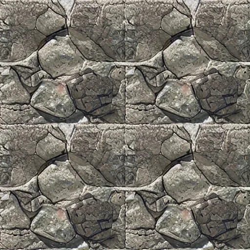 Image similar to seamless video game stone texture, digital art, breath of the wild