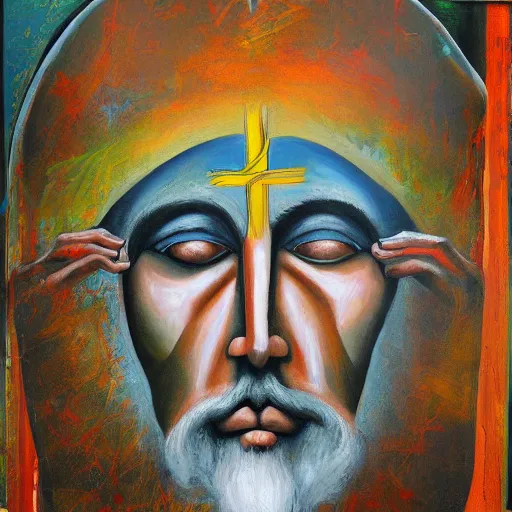 Image similar to Gnosticism, contemporary painting