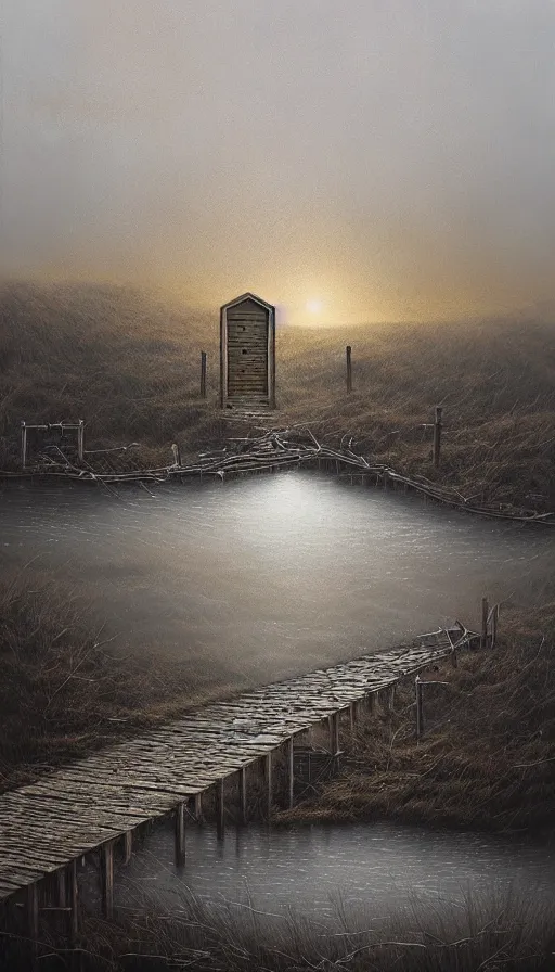 Image similar to the end of the world, by lee madgwick