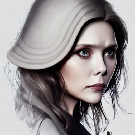 Image similar to elizabeth olsen caricature art, cgsociety contest winner, artstation, artstation caricature, cgsociety caricature, 4 k, 8 k