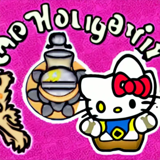 Prompt: a hello kitty action role playing game based on the game path of exile