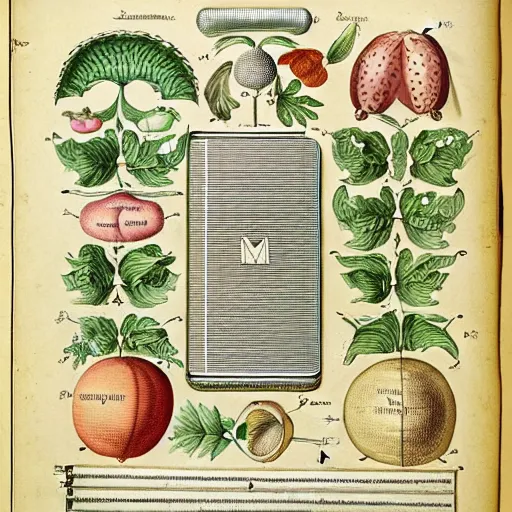 Image similar to anatomical diagram of a laptop, by maria sibylla merian