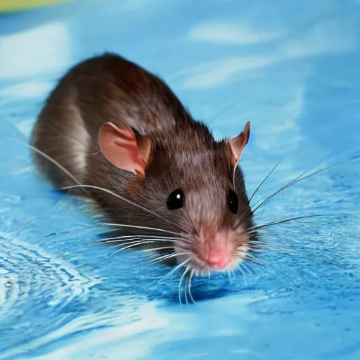 Image similar to rats in the pool drinking milk