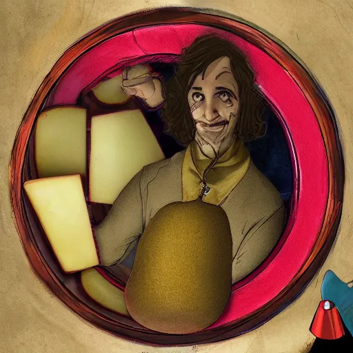 Prompt: Dr. Potato strange opens a portal to the potato dimension