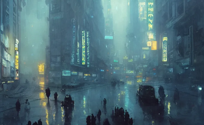 Image similar to 2 0 1 8 blade runner movie still girl look at the cityscape from roof perfect face fine realistic face pretty face neon puffy jacket blue futuristic sci - fi elegant by denis villeneuve tom anders zorn hans dragan bibin thoma greg rutkowski ismail inceoglu illustrated sand storm alphonse mucha