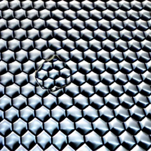 Prompt: uhd nano scale photo of new metamaterial consisting mostly of lithium atoms arranged in a novel pattern