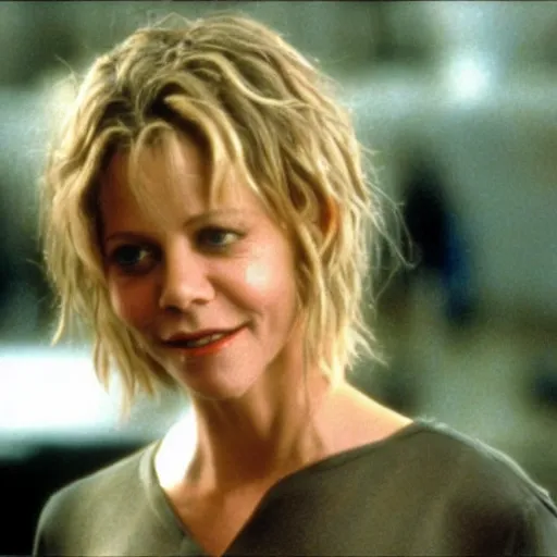 Image similar to meg ryan is the one in the matrix movie