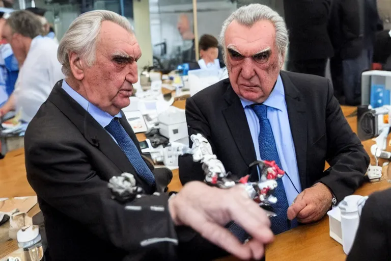 Image similar to Miloš Zeman plays Terminator