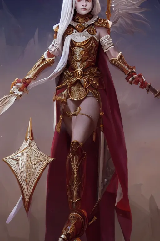 fantasy war priestess