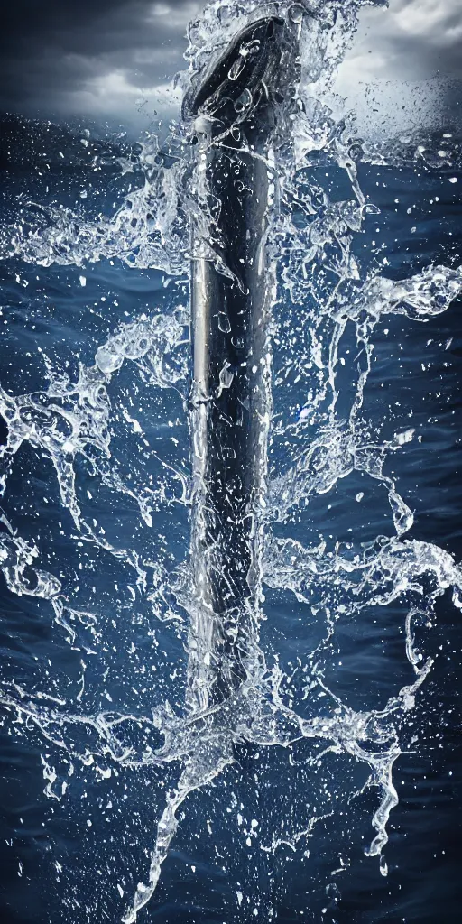 Image similar to water tornado, photorealistic, highly detailed, sharp focus, new york