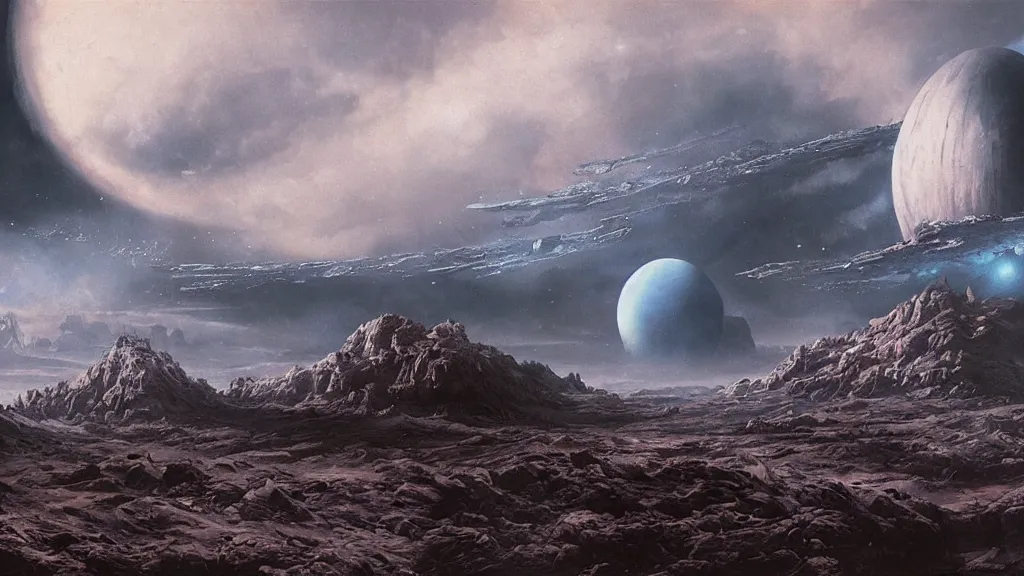 Image similar to alien planet by arthur haas, cinematic matte painting