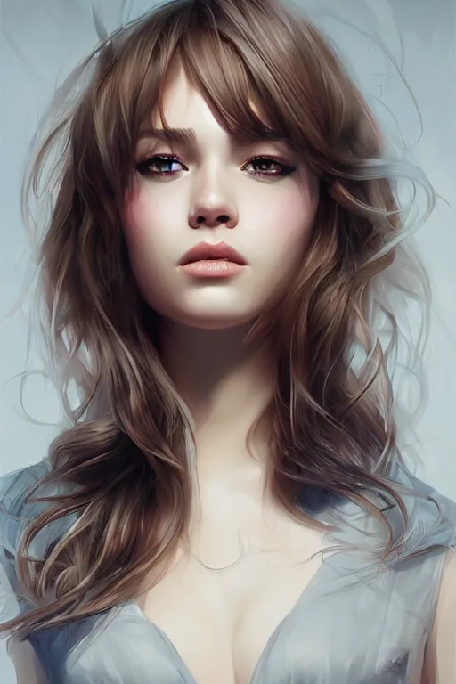 Image similar to Portrait by Artgerm and WLOP