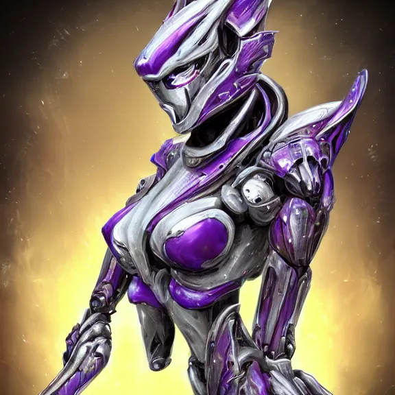 Image similar to extremely detailed front shot of a giant beautiful stunning goddess anthropomorphic hot robot mecha female dragon, silver sharp streamlined armor, detailed mawshot, glowing Purple LED eyes, standing elegantly, eating and swallowing a tiny human, food pov, micro pov, vore, dragon art, warframe fanart, Destiny fanart, macro art, furry art, furaffinity, DeviantArt, Eka's Portal, G6