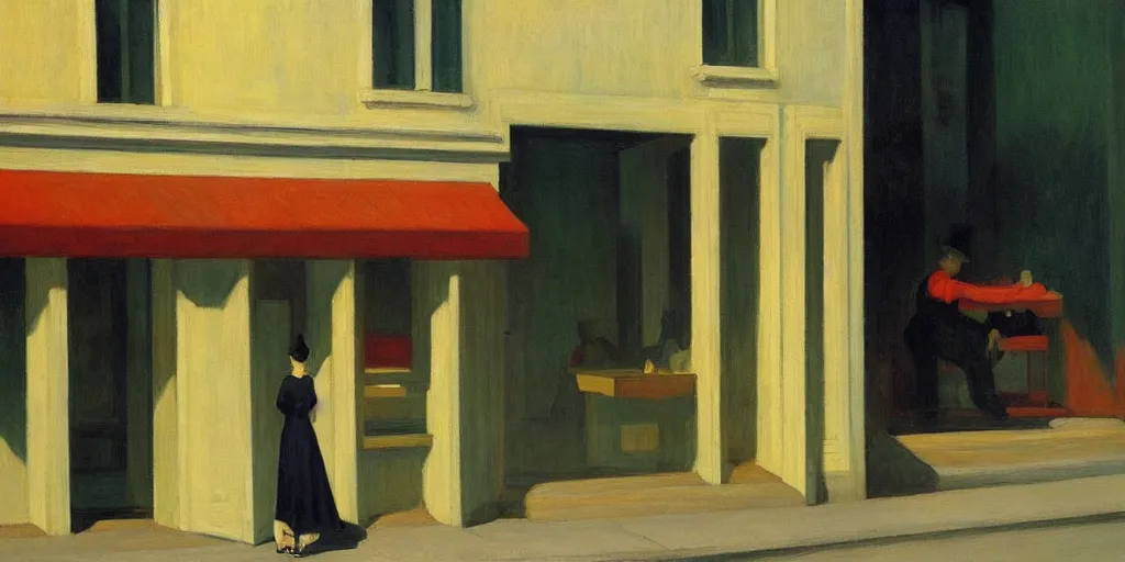 Prompt: by Edward Hopper