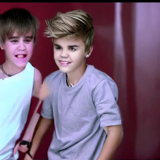 Prompt: justin bieber from the baby music video
