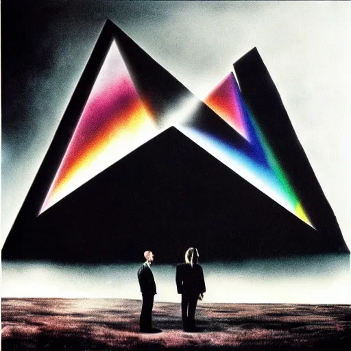 Image similar to album cover for pink floyd