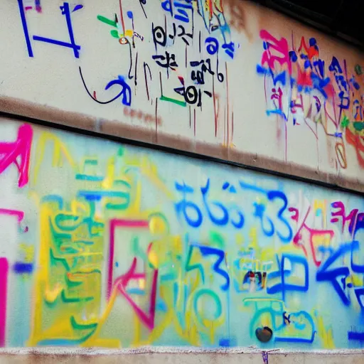 Image similar to hangul graffiti