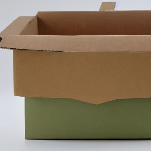 Image similar to a cardboard box green