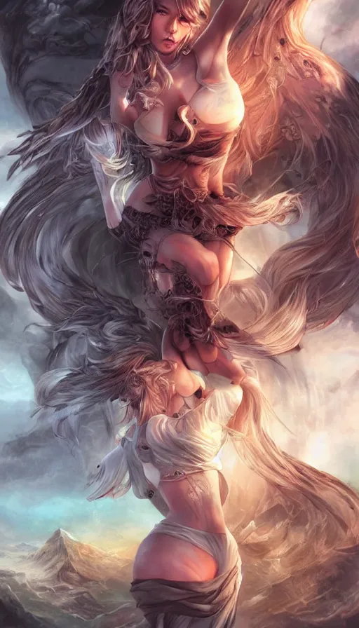 Prompt: the end of the world, by artgerm