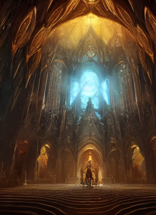 Image similar to chapel, ultra detailed fantasy, elden ring, realistic, dnd, rpg, lotr game design fanart by concept art, behance hd, artstation, deviantart, global illumination radiating a glowing aura global illumination ray tracing hdr render in unreal engine 5