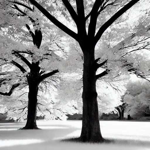 Image similar to trees in infrared