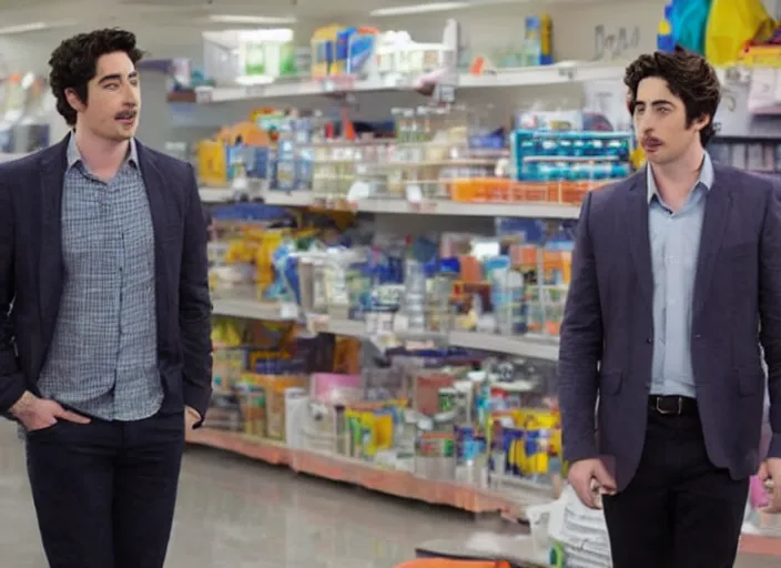 Image similar to film still of ben feldman as jonah simms in superstore 2 0 1 5