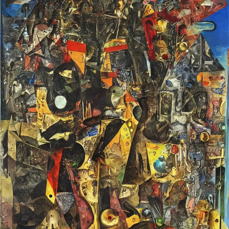 Prompt: a surrealist collage about ocularcentrism in visual culture by max ernst, collage art, surrealist collage, papier colle, highly detailed, 4 k.