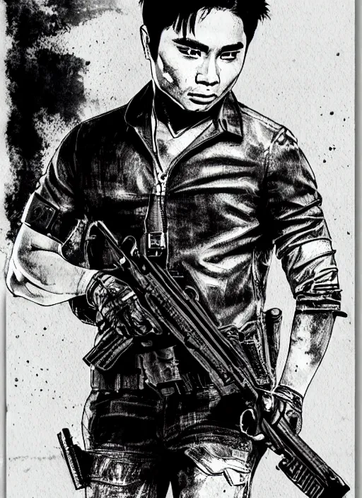 coco martin as cardo dalisay from ang probinsyano in a | Stable Diffusion