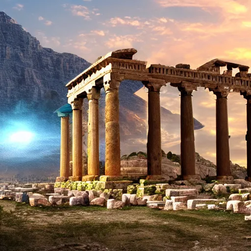 Image similar to Illustration of the 8th Wonder of Antiquity, digital art, high quality, 8k cinematic