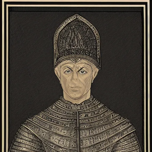 Prompt: portrait of Baldwin IV according to Willem of Tyre, dynamic lighting, cinematic, establishing shot, extremely high detail, photo realistic, cinematic lighting, intricate line drawings, 8k resolution